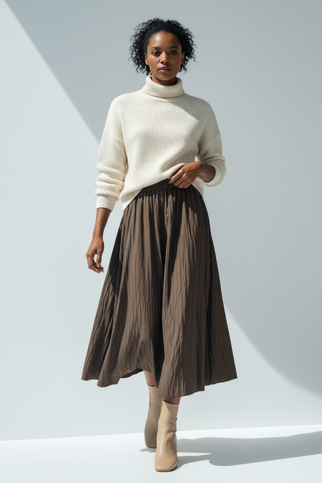 Jupe Midi Double Gaze