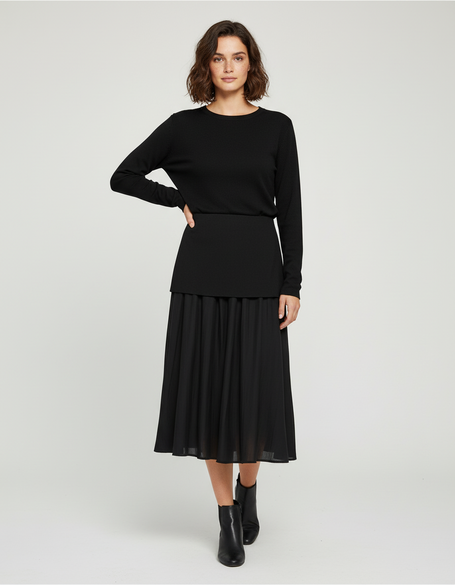 Jupe Coton Midi