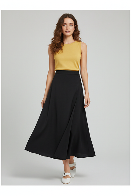 Jupe Midi Cache Coeur