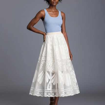 Collection image for: Jupe Midi Fleurie