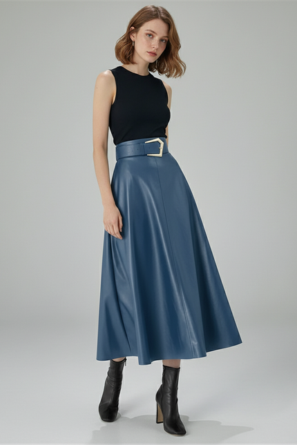 Jupe Midi Femme Hiver