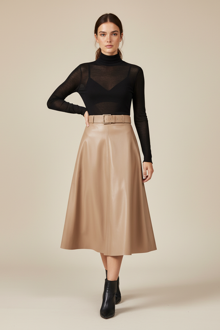 Jupe Midi Hiver Femme