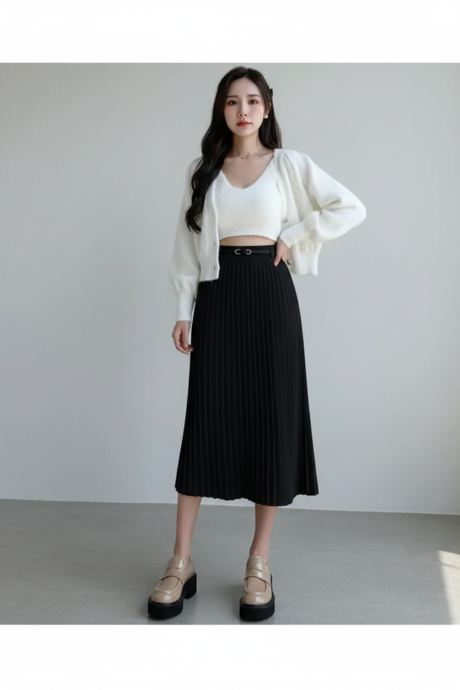 Jupe Midi Femme Petite