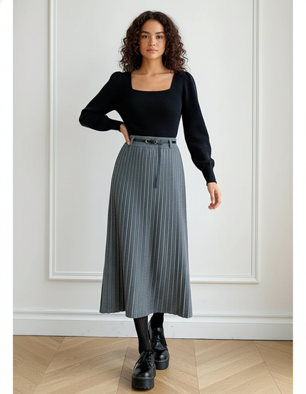 Jupe Midi Avec Collant