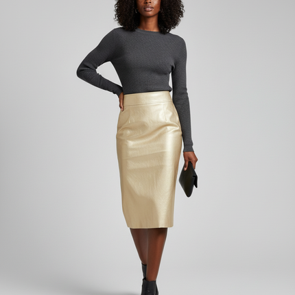 Collection image for: Jupe Cuir Midi