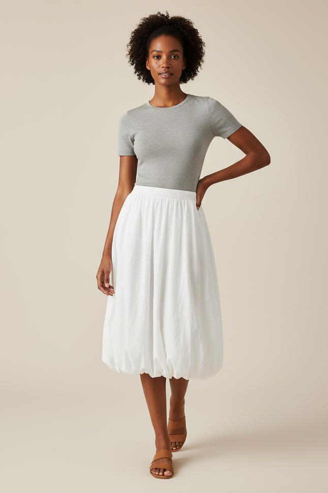 Jupe Midi Bouffante
