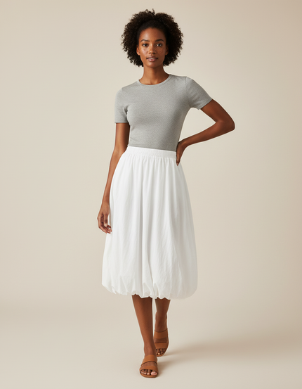 Jupe Midi Bouffante