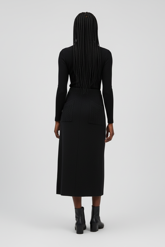 Jupe Midi Boutonnée