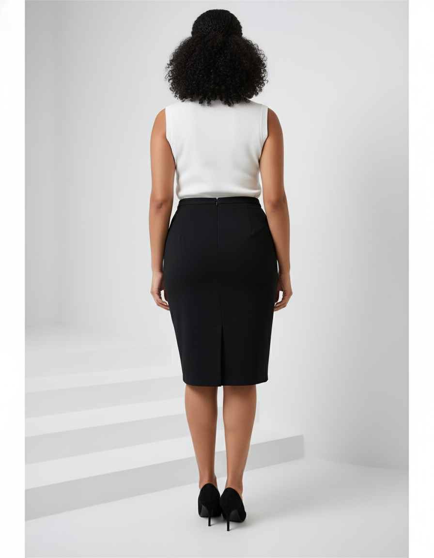 Jupe Midi Femme Ronde