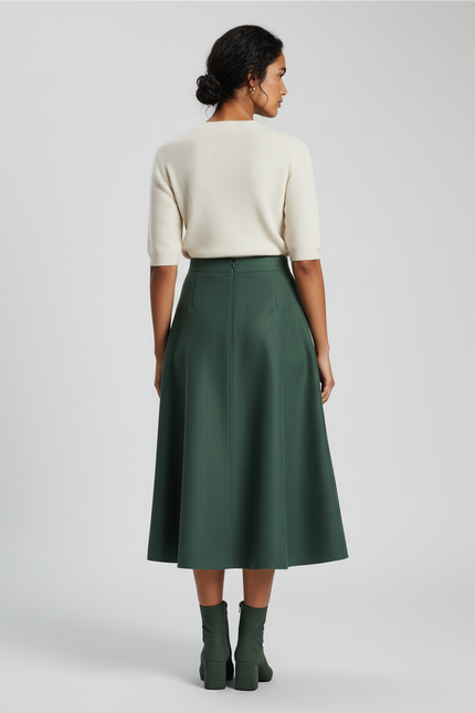 Jupe Midi Evasee