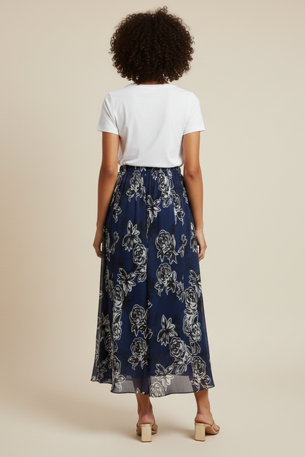 Jupe Midi Imprimé Floral