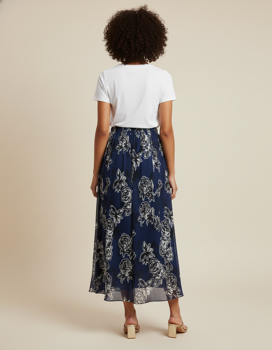 Jupe Midi Imprimé Floral