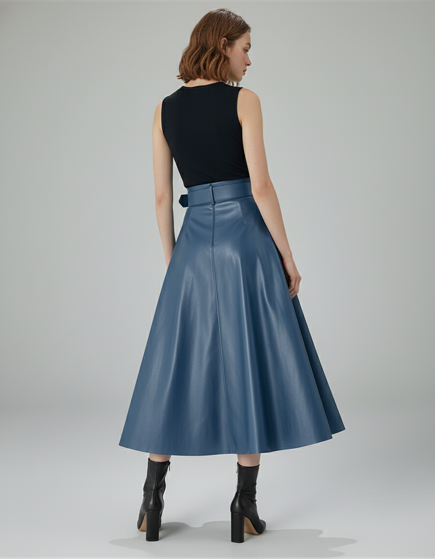 Jupe Midi Femme Hiver