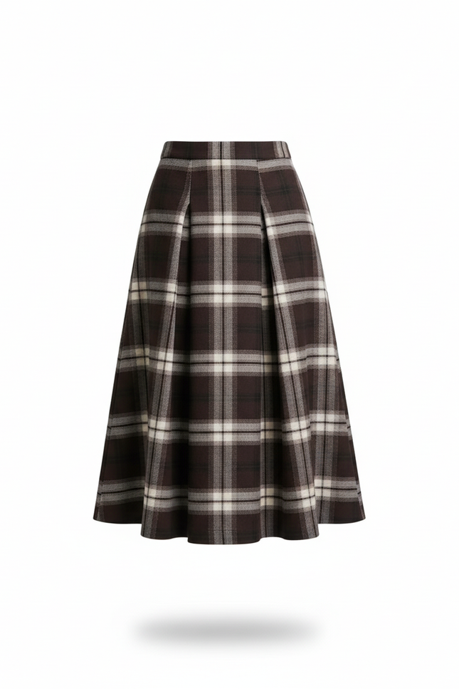 Jupe Tartan Midi