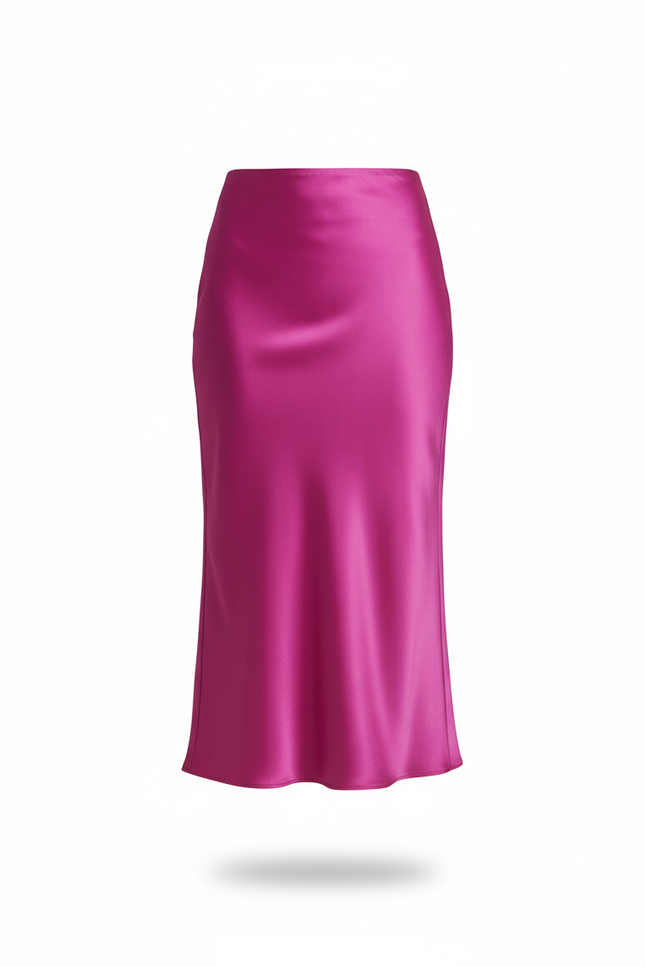 Jupe Midi Fushia