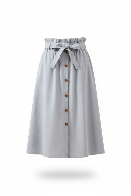 Jupe Midi Ceinturée