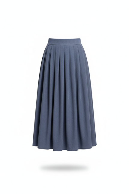 Jupe Midi Chambray