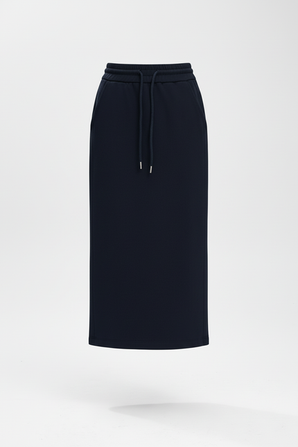 Jupe Midi Cordon Bleu Roi Décontractée