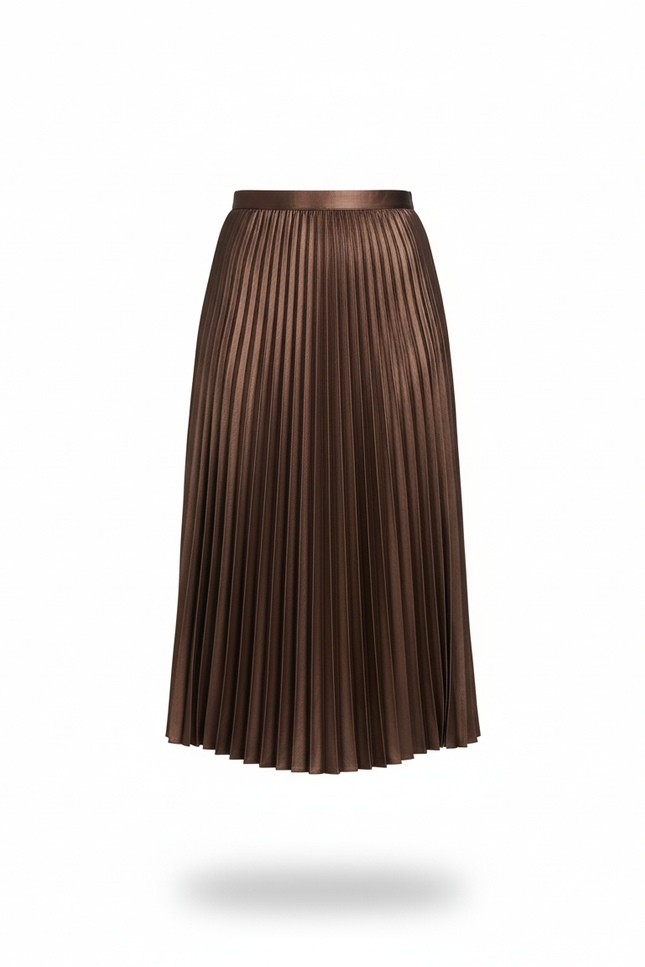 Jupe Midi En Satin