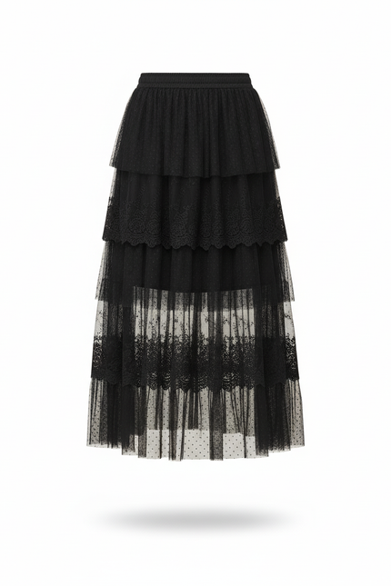 Jupe Midi Dentelle