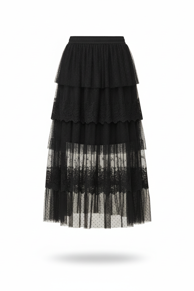 Jupe Midi Dentelle
