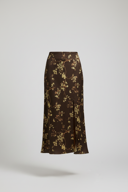 Jupe Midi Florale Fluide Élégante bohème