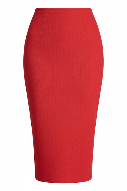 Jupe Midi Droite Femme