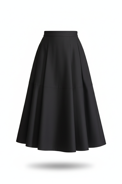 Jupe Midi Avec Poches