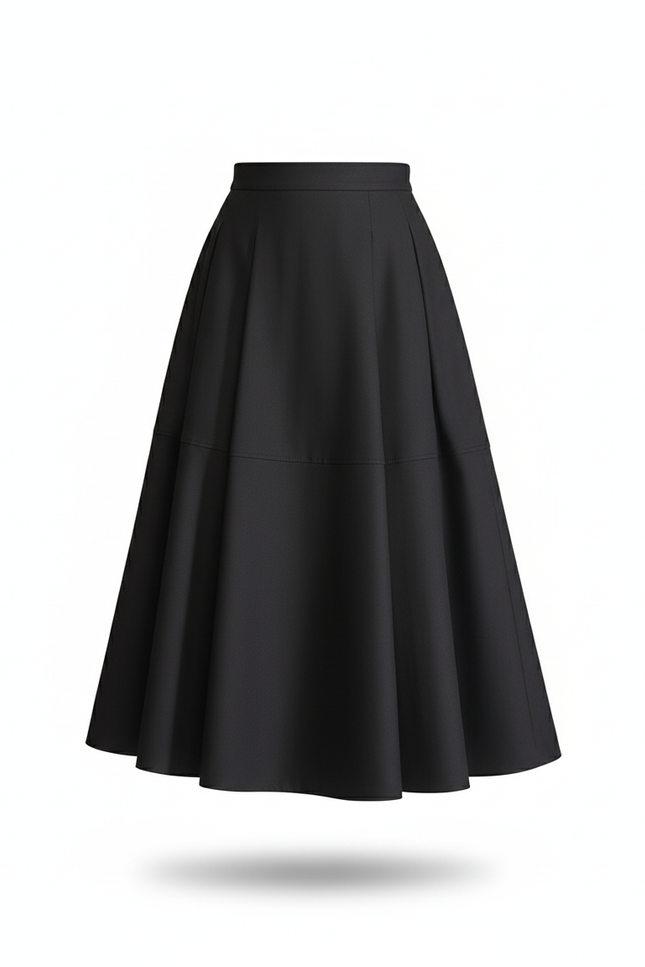 Jupe Midi Avec Poches