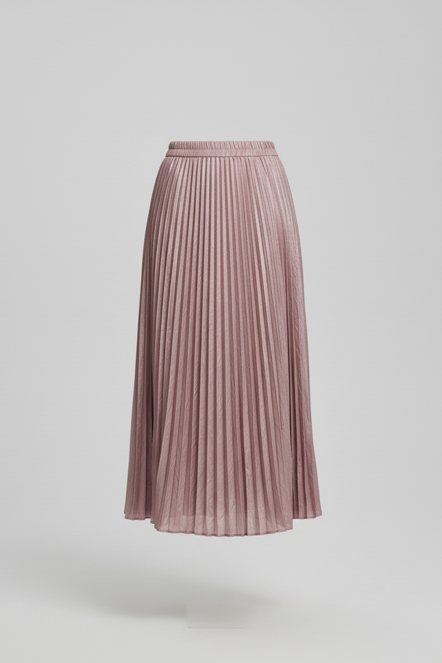 Jupe Midi Plissée Femme