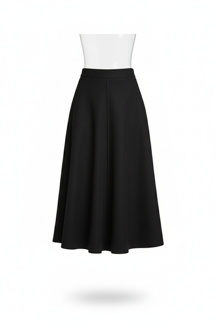 Jupe Midi Noire Femme