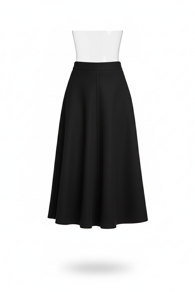 Jupe Midi Noire Femme