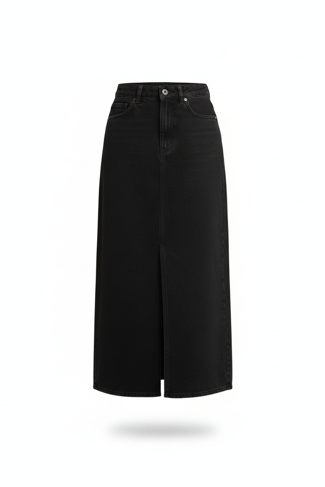 Jupe En Jean Midi Fendue