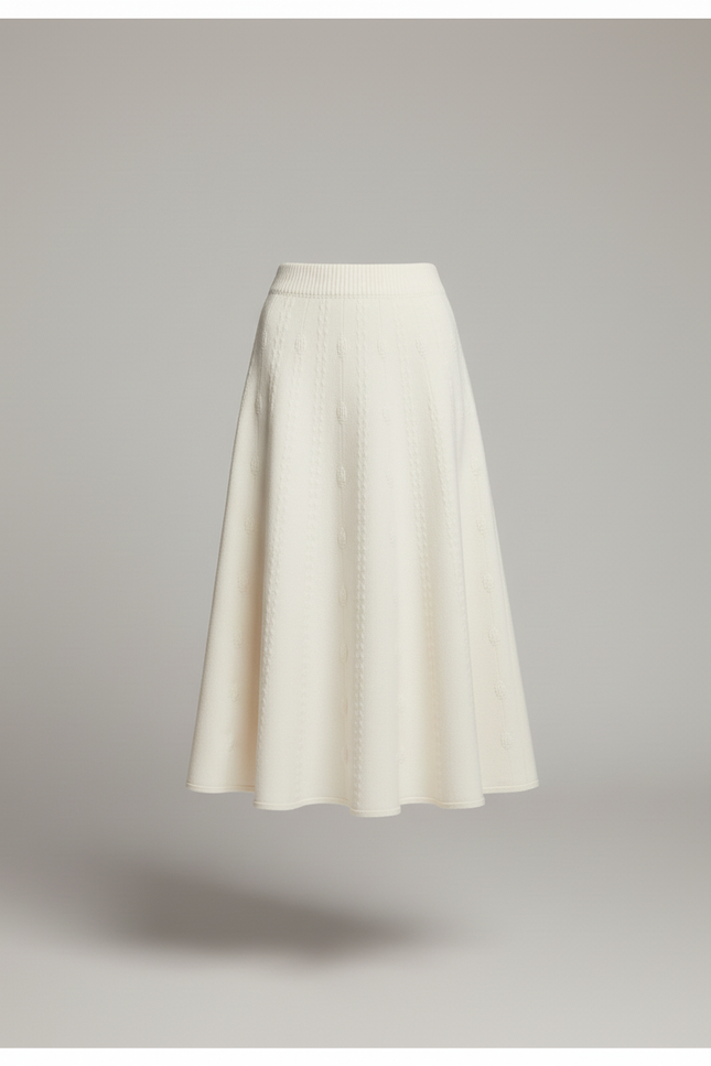 Jupe Midi Jacquard