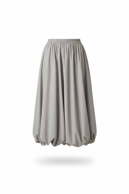 Jupe Midi Grise